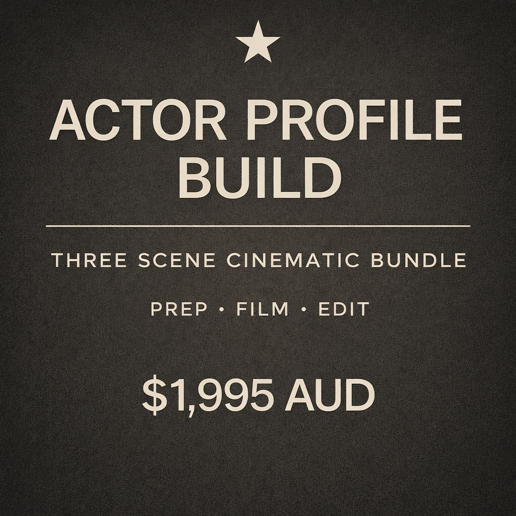 Actor Showreel Scenes Melbourne | 3 Scene Profile Build