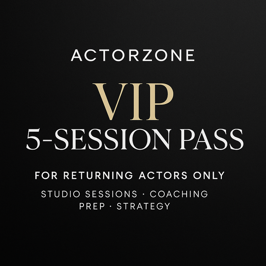 ActorZone VIP 5-Session Pass