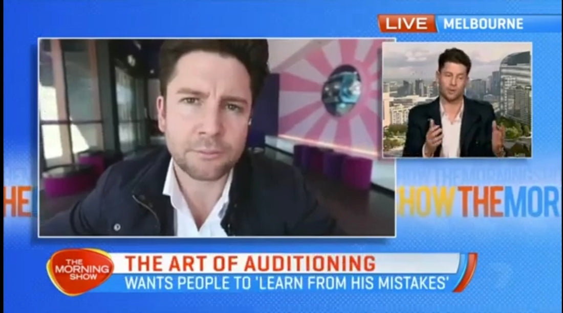 Paul O'Brien discussing film and TV auditioning on The Morning Show