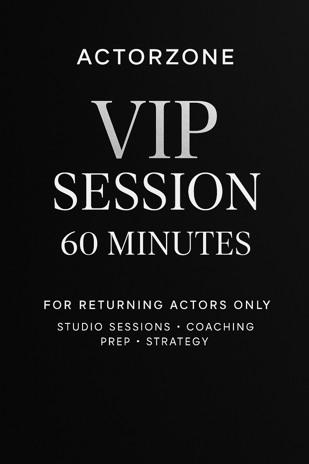 Single Session ... 60 Minutes