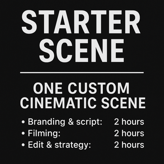 🎬 STARTER SCENE — One Custom Cinematic Scene