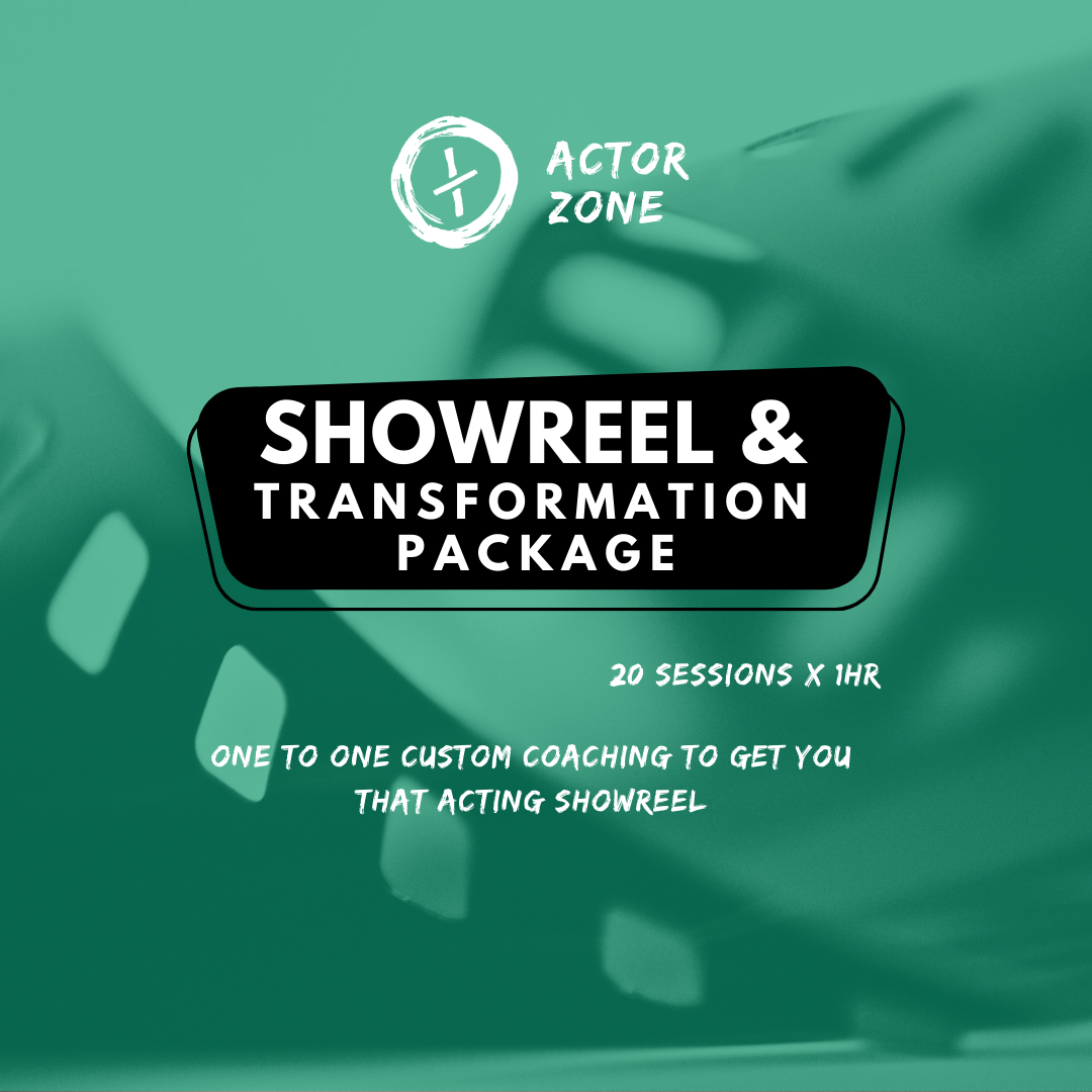 20hr Showreel & Transformation Package.  Money Back Guarantee